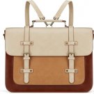 ECOSUSI Laptop Bag for Women Vegan Leather Messenger Bag Fashion Briefcase Backpack 15.6 inch