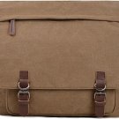 Canvas Messenger Bag for Men Women,Travel Satchel Shoulder bag 15.6 Inch Laptop Bag
