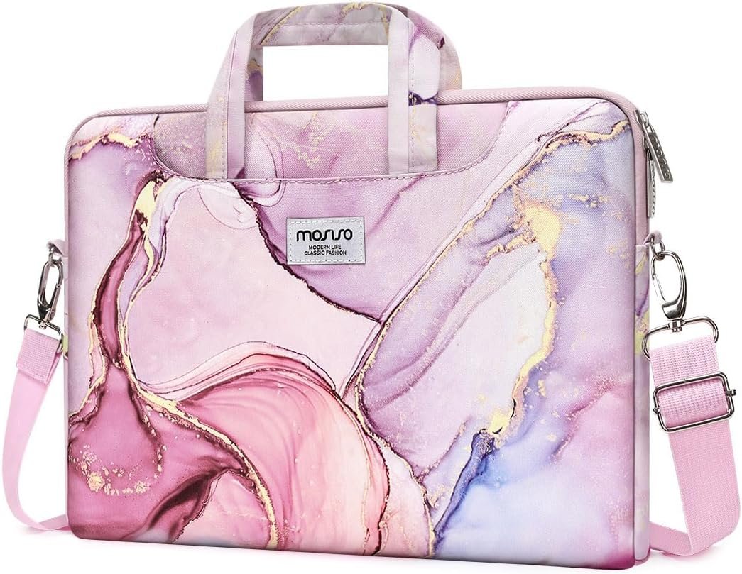 Laptop Shoulder Bag Compatible with MacBook Air 15 inch M2 A2941/Pro 16 inch 2023-2019 M3