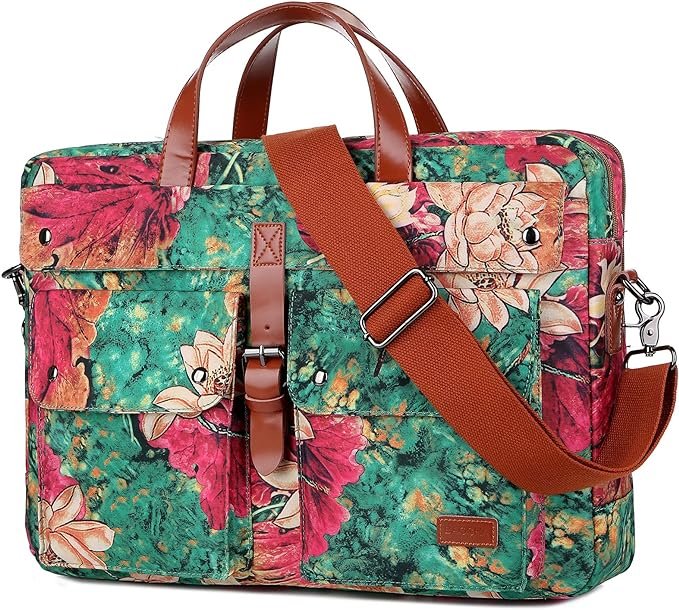 Multicoloured 17inch Laptop Computer Bag Messenger Bag Briefcase for Women
