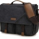 Bag for Men,VONXURY Water Resistant Vintage Canvas Satchel 14 Inch Laptop Briefcase