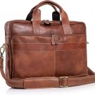 16 Inch Leather briefcases Laptop Messenger Bags for Men and Women