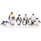 10Pcs Realistic Penguin Figurines, Plastic Polar Arctic Animal Figures Antarctic Set With Differen