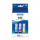 T542 Ecotank Ink Ultra-High Capacity Bottle Color Combo Pack (T542520-S) For Select Ecotank Printe