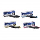 Brother TN227 4 High Yield Color Toner Set (BK/C/M/Y) (1) TN227BK, (1) TN227C, (1) TN227M, (1) TN2