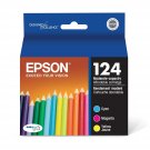 124 Durabrite Ultra Ink Standard Capacity Color Combo Pack (T124520-S) Works With Stylus Nx-125, N