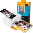 KODAK Dock Plus 4PASS Instant Photo Printer (4x6 inches) + 90 Sheets Bundle