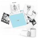 Label Maker -M02 Pocket Printer Thermal Bluetooth Sticker Maker With 3 Rolls Paper, For Diy Creati