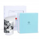 M02 Pocket Printer- Mini Bluetooth Portable Mobile Photo Printer Thermal Printer Compatible With I