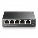TP-Link TL-SG1005P, 5 Port Gigabit PoE Switch, 4 PoE+ Ports @65W, Desktop, Plug & Play, Sturdy Met