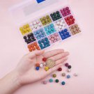 Pandahall 1 Box 15 Color 10 pcs/Color 10mm Rhinestones Pave Disco Ball Clay