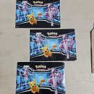 3x Pokemon Fall 2019 Collectors Chest Mew / Pikachu / Mewtwo Near Mint