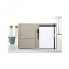 9.7 " Case Cover PadFolio Black Notepad Holder and Pockets For 9.7" Inch iPad
