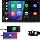 Double Din Car Stereo Radio With Auto CarPlay, 7 Inch Touch Screen Android