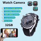 32GB Mini 1080P DVR Smart Watch Wristband Camera Infrared HD Video Recorder