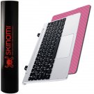 Skinomi Pink Carbon Fiber Skin & Screen Protector for Acer Aspire Switch 10