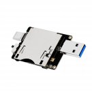 Usb3.1 Type-A & Type-C To Cf Express Extension Card Reader For Cfe Type-B Suppo