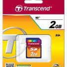 Transcend 2GB MicroSD Secure Digital Memory Card TS2GSDC