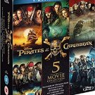 Pirates of the Caribbean - Complete Collection All 5 Movie Collection (Blu-ray)