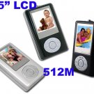512M MP4 MP3 FM Player Photo Viewer 65K Color Rechargeable NW808L