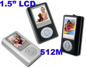 512M MP4 MP3 FM Player Photo Viewer 65K Color Rechargeable NW808L