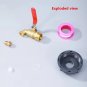 Durable IBC Tank Tap Adapter S60*6 Replacement Valve Garden Home Valve Fitting Faucet