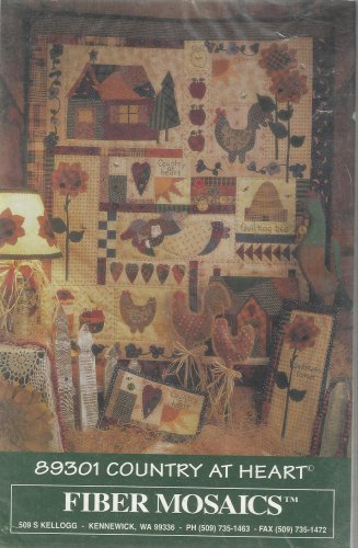 Folk Art Quilt Pattern-Fiber Mosaics-Country At Heart