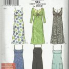 Pattern-NEW LOOK-Easy Options Six Dress Vari-Misses Summer Dress-Sizes 6-16