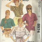 Vintage Pattern-Misses Shirts-Size Large