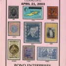 Book-Mail Sale #125-Featuring Worldwide Rare Stamps & Covers-April 21, 2003