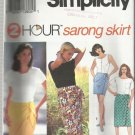 Pattern-2 Hour Sarong Skirt -Misses Sarong Skirt in 4 Lengths In Sizes 8-14