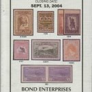 Book-Mail Sale #132-Featuring Worldwide Rare Stamps & Covers-Sept. 13, 2004