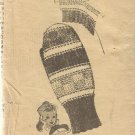 Vintage Alice Brooks-Knitted Mittens-Design  7088