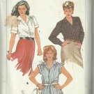 Vintage Plus Size Pattern-Women's Shirts-Sizes 40-42-44-46