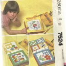 Vintage Craft Pattern-Soft Book Craft With Blue Transfer