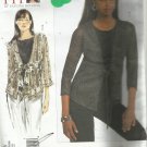 Vogue Pattern-Today's Fit by Sandra Betzina-Misses Cardigan & Top-Sizes OSZ