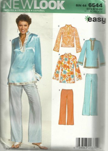 Pattern-New Look-Top & Pants-Sizes 10-22