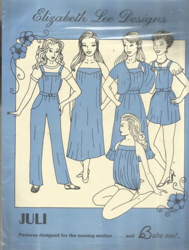 Elizabeth Lee Designs Pattern-Designed 4 Nursing Mother-Jumpsuit-Jumper-Sundress