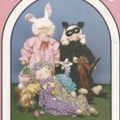 Craft Pattern-Dream Spinners-Let's Pretend-32" Doll With Costumes For Bunny-Cat