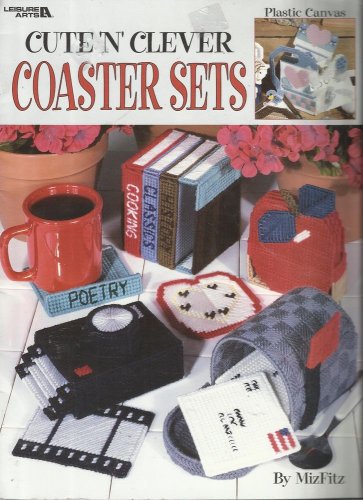 Plastic Canvas Pattern-Cute N Cleaver Coaster Sets