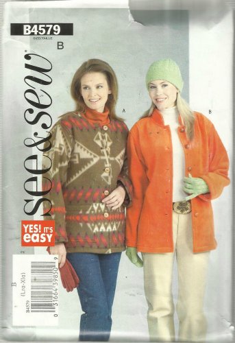 Pattern-Yes It's Easy See & Sew-Misses Jacket-Size L-XL