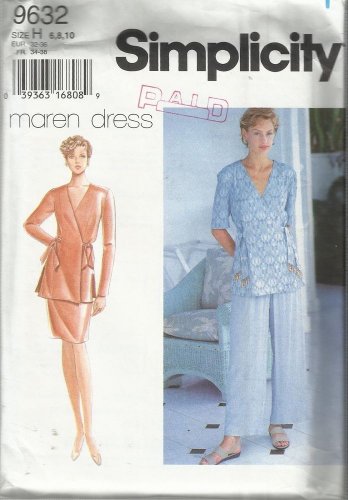 Pattern-Maren Dress-Misses Separates-Jacket-Skirt-Pants in Sizes 6-8-10