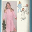 Vintage Pattern-Child's Nightgown-Pajamas-and Robe-Sz 4