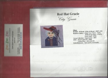 Cross Stitch Pattern-Red Hat Gracie-City Gracie Kit