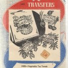 Aunt Martha's Hot Iron Transfers-Vegetable Tea Towels