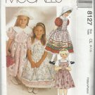 Pattern-Children's and Girl's Dress & Pinafore-Sizes 6-7-8  ~~SUMMER~~