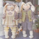 Crafts Pattern-Designs by Connie Sherlock-37" Bunny Greeters Dolls & Clothes