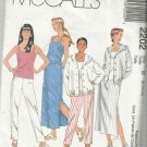 Pattern-Misses Blouson Top-Tank Top-Pull-On Pants-Skirt-Sizes 8-10-12-SUMMER