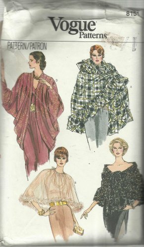 Pattern-VOGUE Misses Evening Cover-Ups
