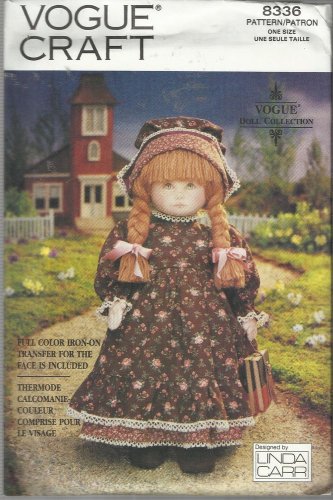 Vogue Craft Doll Pattern-Linda Carr-18" Doll & Clothes-Heat Set Transfer Face